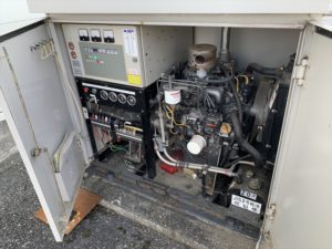 【新潟市】発電機負荷試験　(26.8kVA/19.2kW:200V)