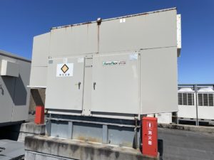 【富山市】発電機負荷試験　(出力:115kVA/92kW　電圧:220V)
