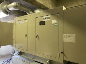 【柏崎市】発電機負荷試験　(出力:60kVA/48kW　電圧:200V)