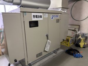 【柏崎市】発電機負荷試験　(出力:24kVA/19.2kW　電圧:200V)