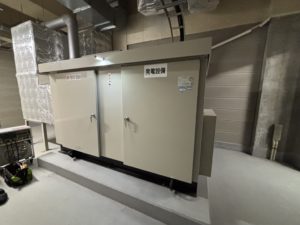 【長岡市】発電機負荷試験　(出力:220kVA/176kW　電圧:200V)